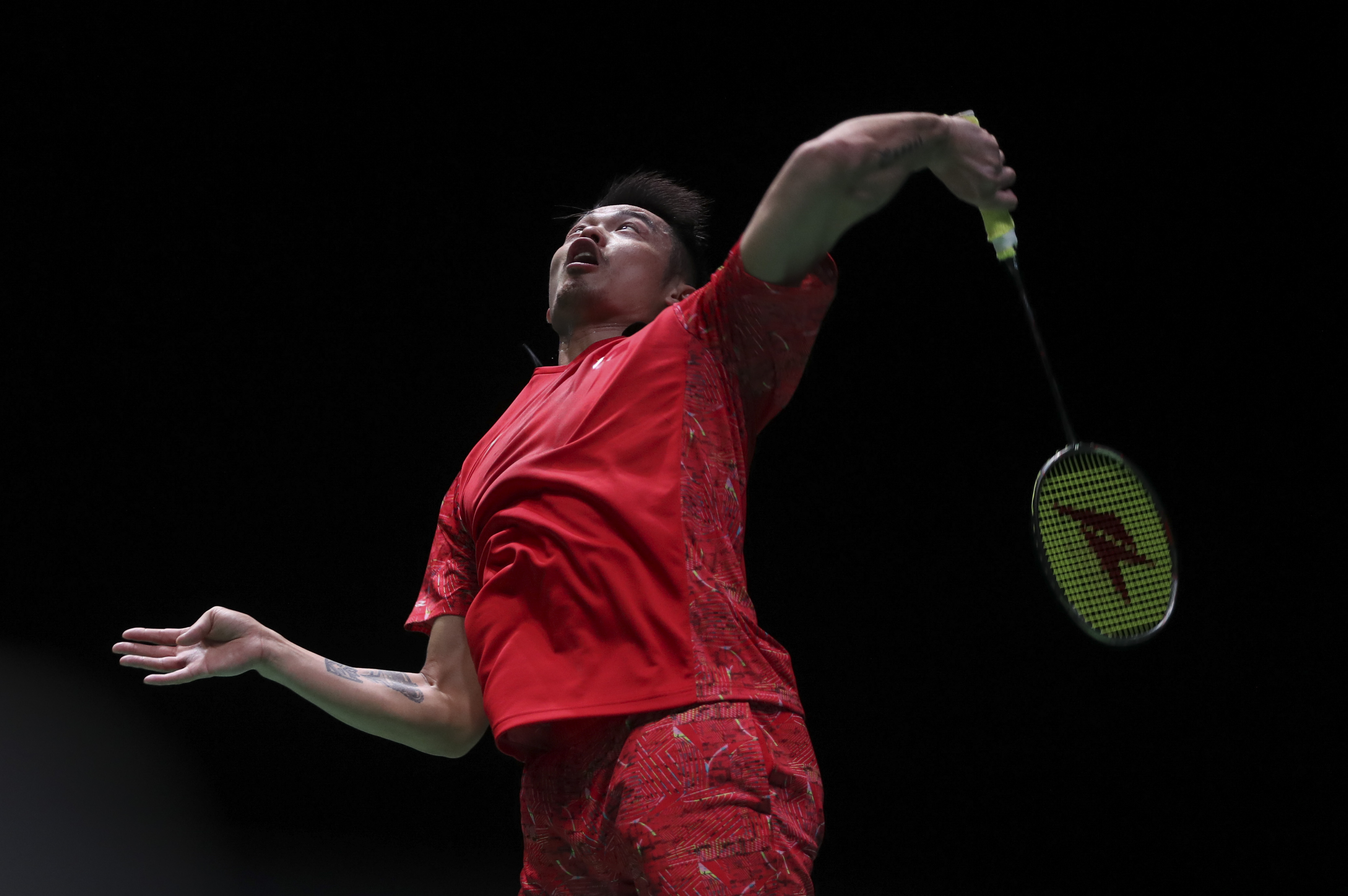 丹麦羽毛球队绝地反击英格兰羽毛球队，林丹高光表现